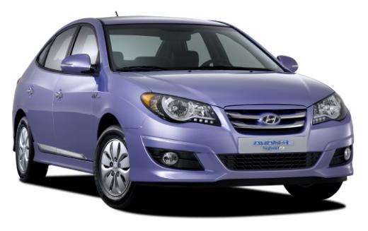 ↑ 현대차 '아반떼 LPI 하이브리드'