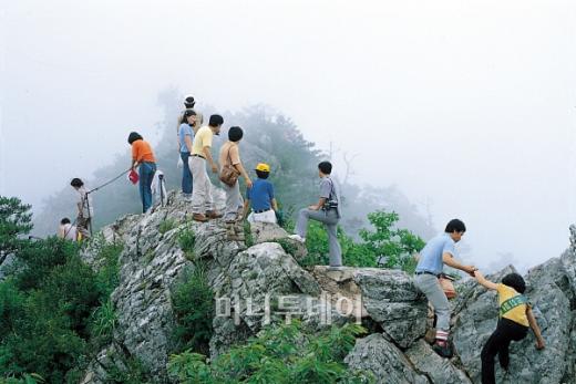 ↑춘천8경 중 하나인 삼악산