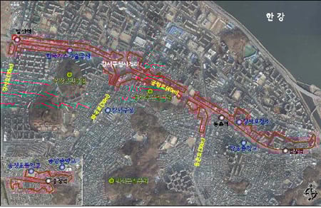 ↑ 김포가도 제1종지구단위계획 위치도 ⓒ서울시