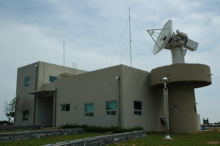 ▲ 나로우주센터 추적레이더동