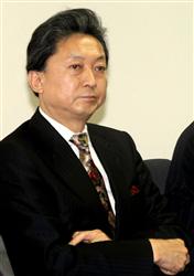 ↑하토야마 유키오 대표