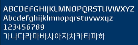 ▲현대카드 고유서체