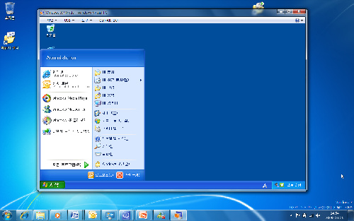 ↑윈도 7 검색화면.