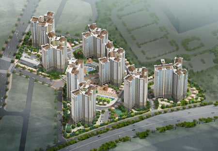 ↑ 당진원당이안 조감도 ⓒ대우자동차판매 건설부문