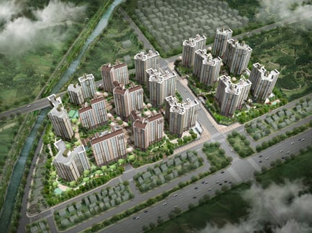 ↑ 당진1차 푸르지오 조감도 ⓒ대우건설