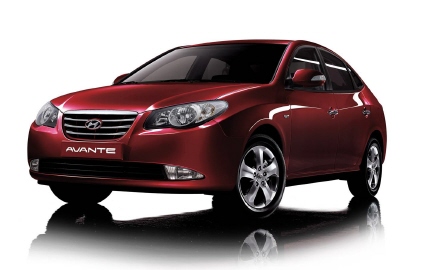 ↑현대차 '아반떼'