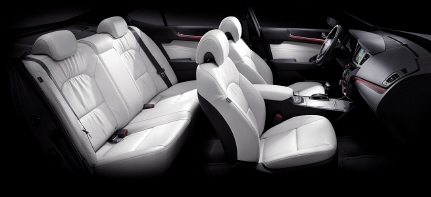 ↑기아차 'K7'의 시트