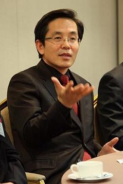 ▲기자간담회에 참석한 문화체육관광부 유병한 실장.