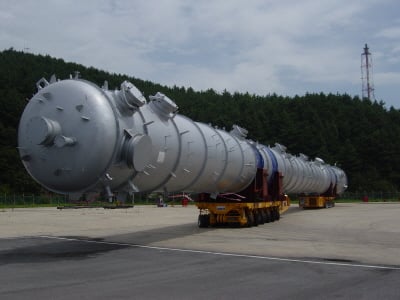 ↑해양플랜트에 들어가는 콘덴서