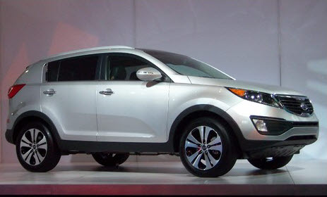 ▲기아차 스포티지 옆면, 뉴욕오토쇼