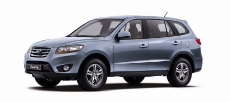 ↑4월 최대 150만원을 할인해주는 '싼타페 더 스타일'