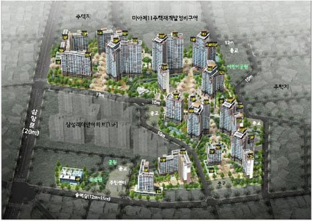 ↑ 미아3구역 조감도 ⓒ서울시