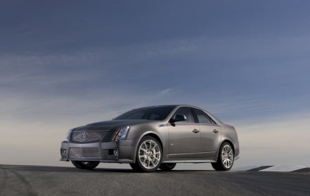↑캐딜락의 고성능 스포츠세단 'CTS-V'