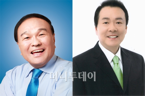 ↑ 한나라당 양대웅 현 구로구청장, 민주당 이성 전 서울시감사관, 민주노동당 오인환 SSM 저지 특별위원장