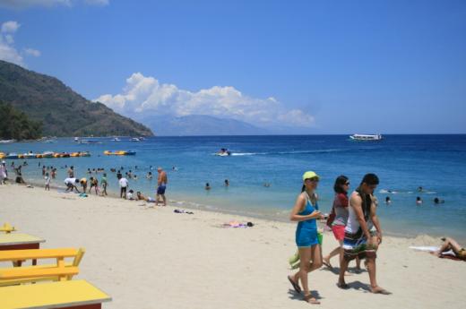 ▲화이트 비치의 풍경