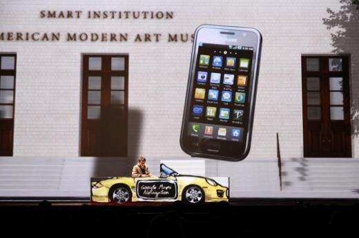 ↑ 지난 2일 스위스에 열린 삼성 '갤럭시S' 론칭행사. (자료제공:삼성전자)