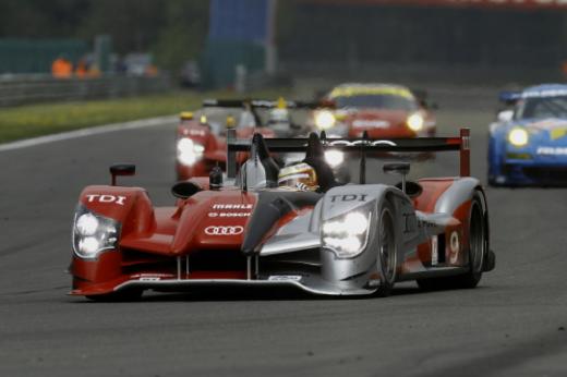 ↑아우디 'R15 플러스 TDI' 레이싱차량 모습