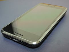 ↑갤럭시S의 외관 모습.