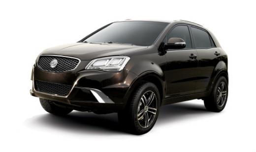 ↑쌍용차가 출시 예정인 신차 '코란도C'