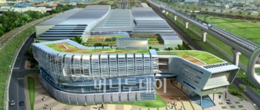 한국철도시설공단이 앞으로 건설될 차량기지는 친환경·고효율 시설로 짓기로 했다. 사진은 조감도