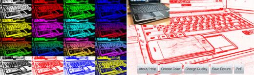 ↑Wire Goggles을 이용해 촬영해본 사진.