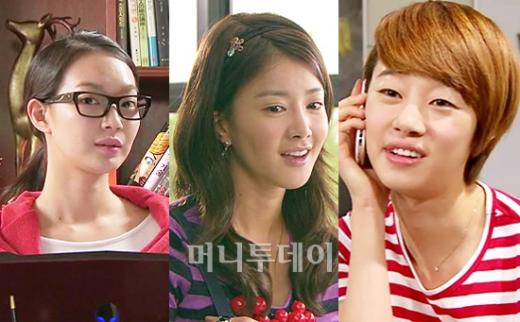 ↑ <좌부터>신민아, 이시영, 최여진 (사진= SBS '내 여자친구는 구미호', MBC '장난스런 키스', '볼수록 매력만점' 캡처)