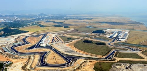 ↑전남 영암의 '코리아 인터내셔널 서킷(KIC)'