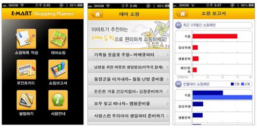▲ 이마트가 22일 선보인 쇼핑 애플리케이션 '이마트 투데이'