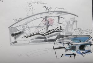 ↑디자이너는 모아진 아이디어를 실제 차량으로 구체화시키는 역할을 담당한다.