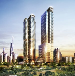 ↑ 동부선설의 '센트레빌 아스테리움 용산'