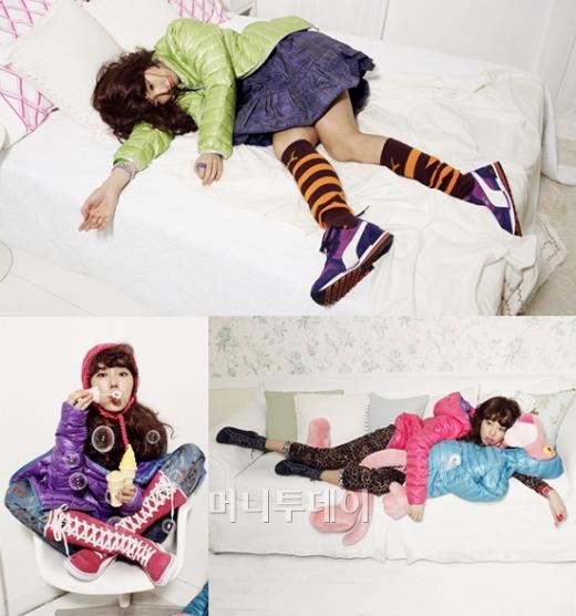 ↑ <좌부터>김민희, 빅토리아, 황정음 (사진= 타미힐피거 데님, 캘빈클라인 진, 스케쳐스 제공)