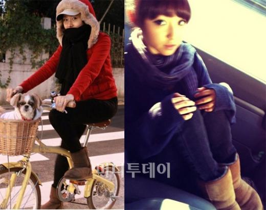 ↑ <좌>성유리, <우>민 (사진= 성유리, 민 트위터)