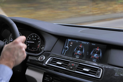 ↑액티브 하이브리드7의 실내