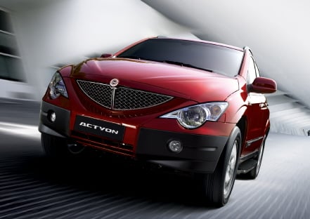 ↑쌍용차 '액티언'