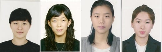 ↑(왼쪽부터)박승희,조해리,양신영,황현성
