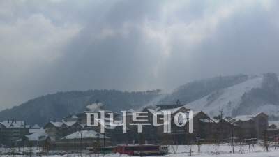 ↑알펜시아리조트 전경.