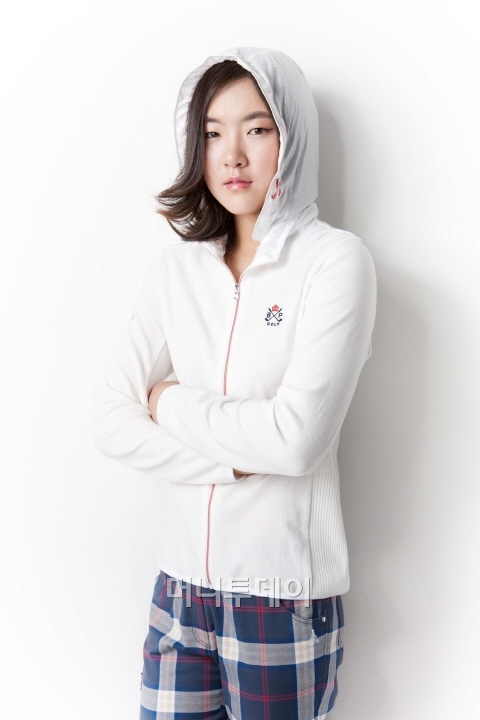 보이시 스타일의 이정민선수 ⓒ제일모직 빈폴골프