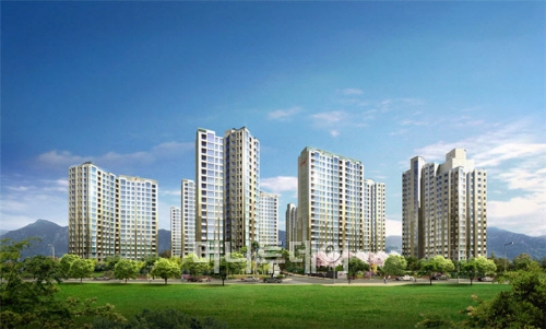 ↑수원 장안 힐스테이트 조감도