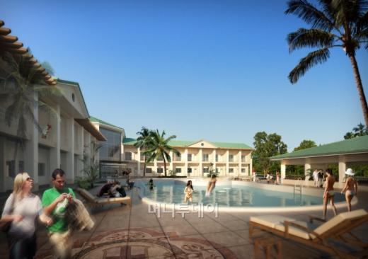 ▲노블리스 리조트 투시도