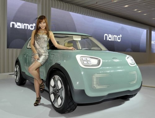 ↑기아차 전기 콘셉트카 네모.