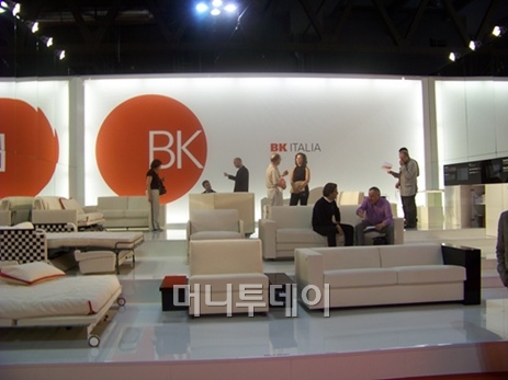 ↑BK 이탈리아 모던가구 대표 브랜드
