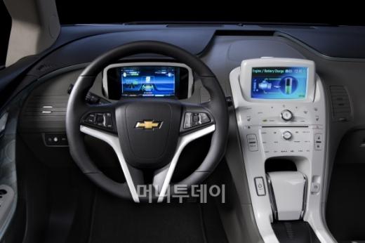 ↑GM 쉐보레 '볼트' 실내
