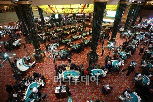 ↑ 강원랜드 카지노 내부 모습