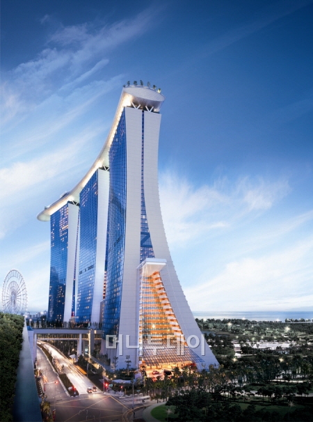 ↑마리나 베이 샌즈 호텔