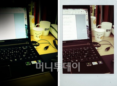 ↑왼쪽이 피쉬아이, 오른쪽이 시메트리캠