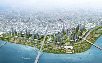 ↑서울 강남구 압구정 전략정비구역 조감도.