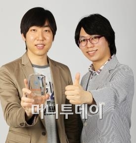 젤리버스의 김세중 대표(왼쪽)와 박준원 부사장 ⓒ이명근 기자 qwe123@