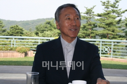 ↑캐슬파인골프장 김상일 사장