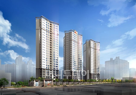 ↑ 강남구 역삼동 '개나리 SK뷰' 조감도 ⓒSK건설