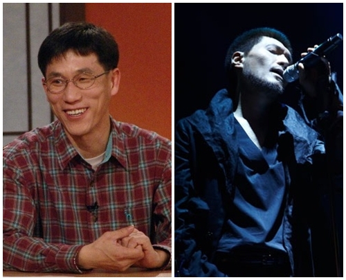 ▲ 진중권(왼쪽), 임재범